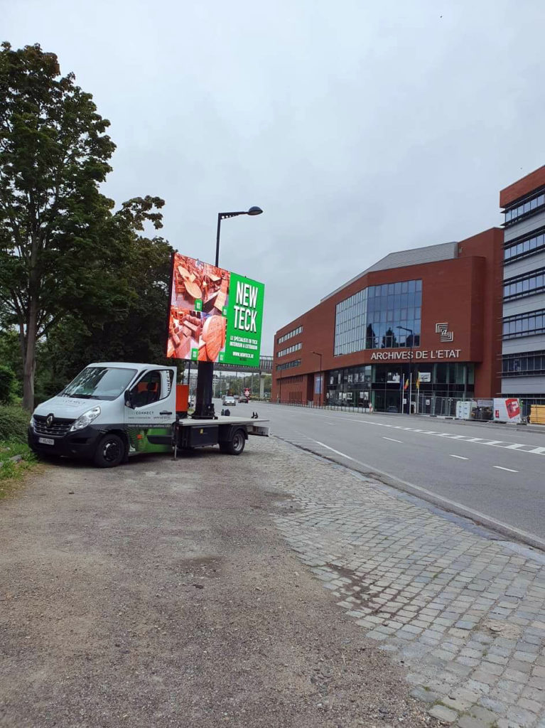 Camion LED - Campagnes d'affichage sur écran LED mobile - LedConnect