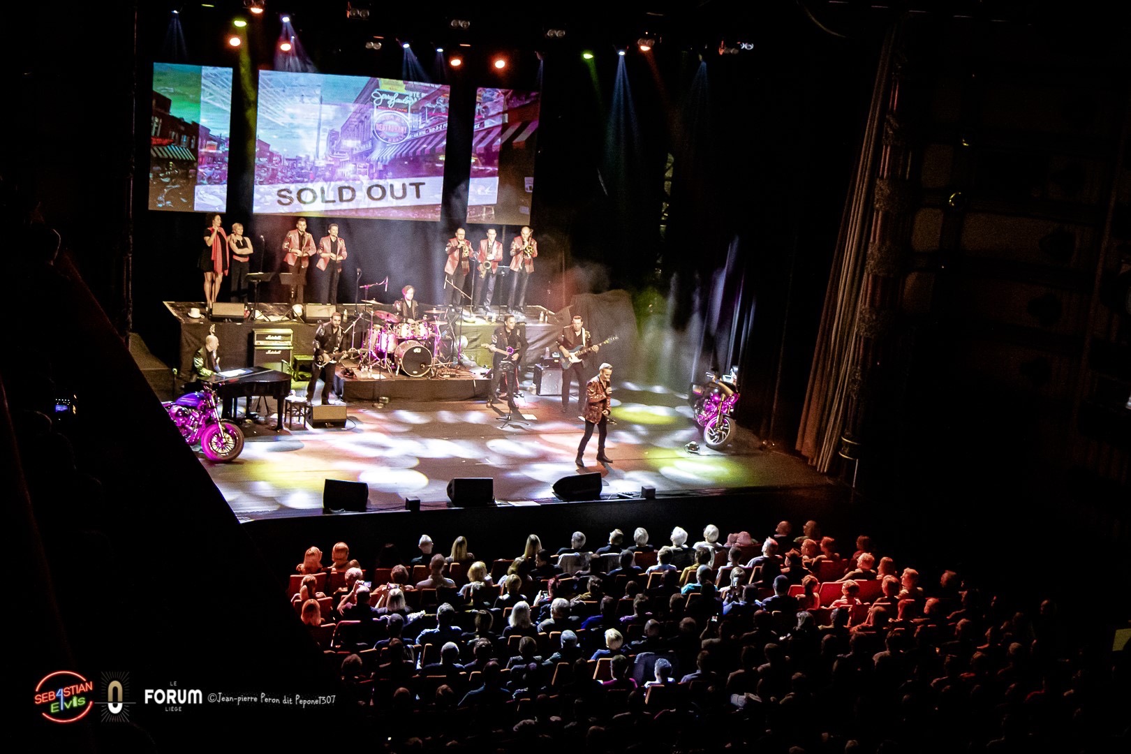 Forum de Liège - Concert Sebastian For Elvis - LedConnect