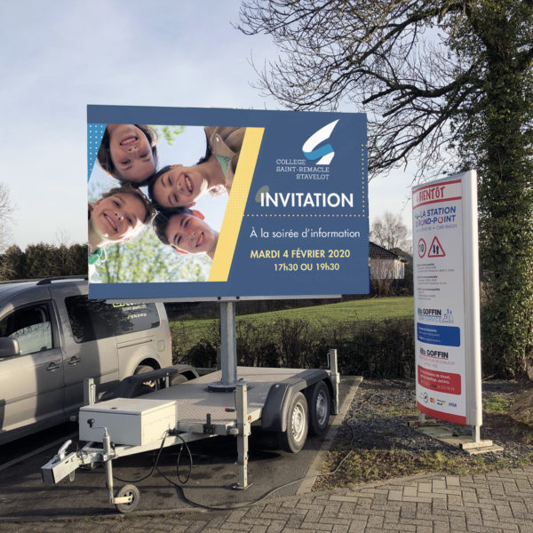 Camion LED - Campagnes d'affichage sur écran LED mobile - LedConnect